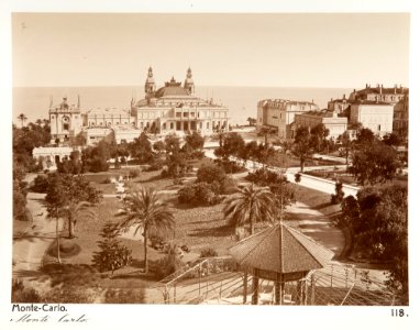 Fotografi från Monte-Carlo, 1883 - Hallwylska museet - 107210
