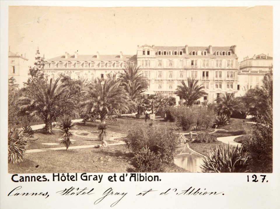 Fotografi från Hôtel Gray et d'Albion, Cannes - Hallwylska museet - 107219