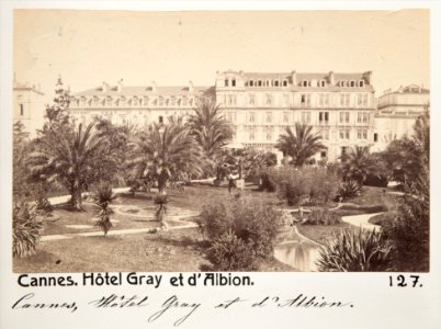 Fotografi från Hôtel Gray et d'Albion, Cannes - Hallwylska museet - 107219 photo