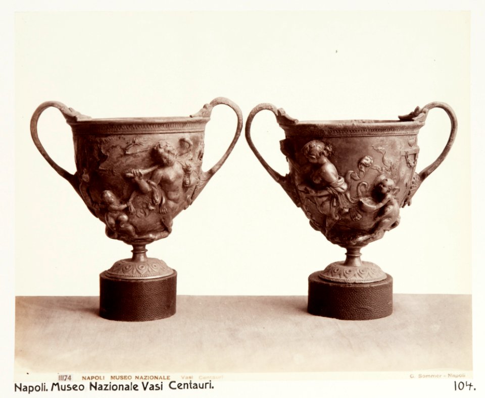 Fotografi från Museo, oggetti preziosi, Vasi argento. Neapel, Italien - Hallwylska museet - 106863