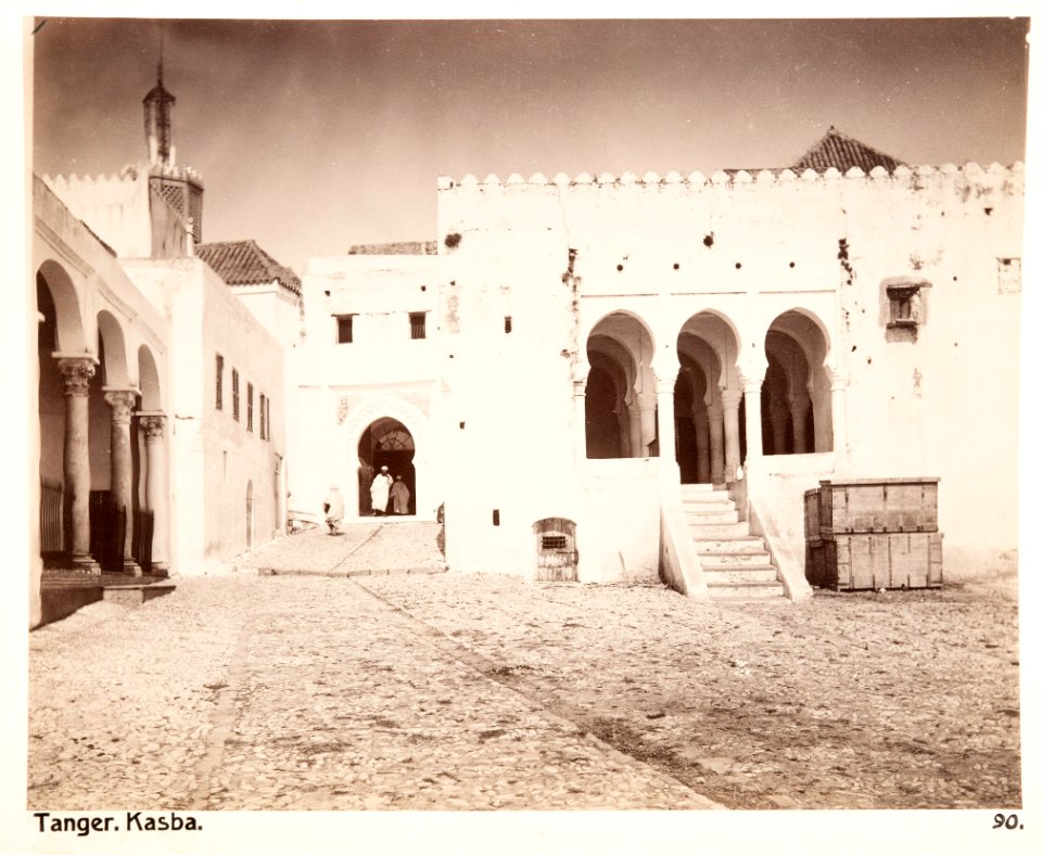 Fotografi från Kasba i Tanger, Marocko, 1800-tal - Hallwylska museet - 107253