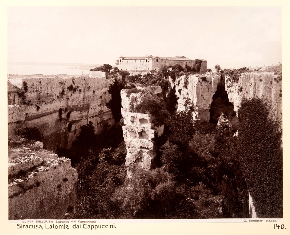 Fotografi från Latomia dei Cappuccini i Syrakusa - Hallwylska museet - 104048