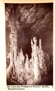 Fotografi från Kronprins Rudolfs grotta i Sankt Kanzian, Österrike - Hallwylska museet - 102981
