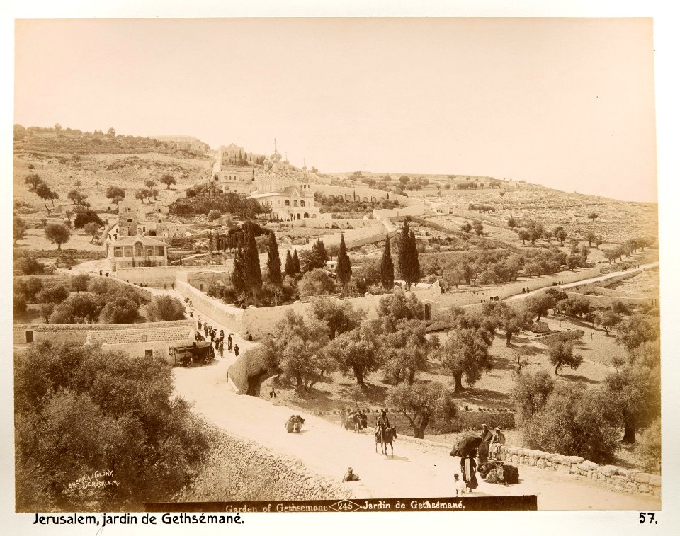 Fotografi från Jerusalem, 1901 - Hallwylska museet - 104401