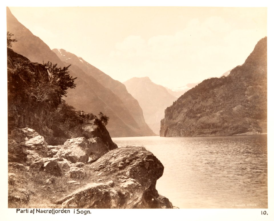 Fotografi från Nærøyfjorden - Hallwylska museet - 104115