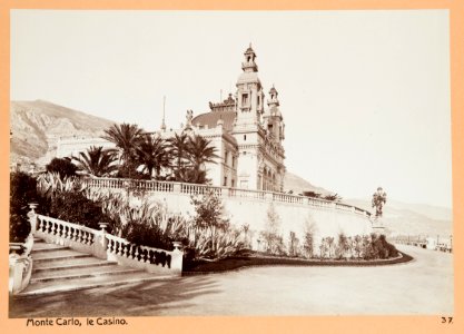 Fotografi från kasinot i Monte Carlo - Hallwylska museet - 104528 photo