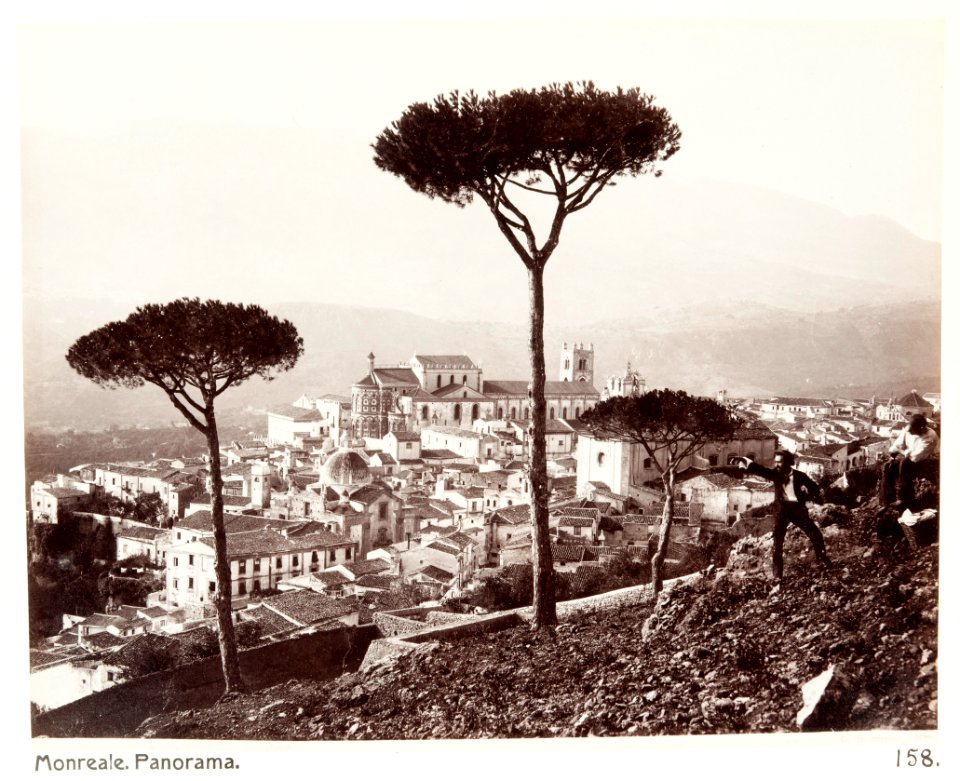 Fotografi från Panorama. Monreale, Italien - Hallwylska museet - 106717