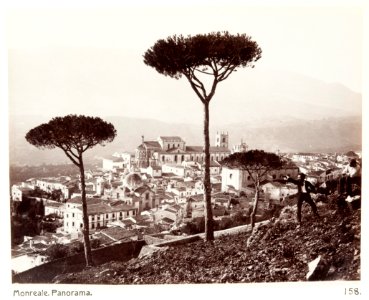 Fotografi från Panorama. Monreale, Italien - Hallwylska museet - 106717