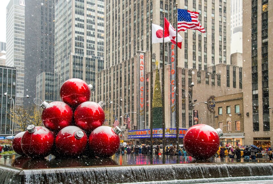 Sky christmas ball