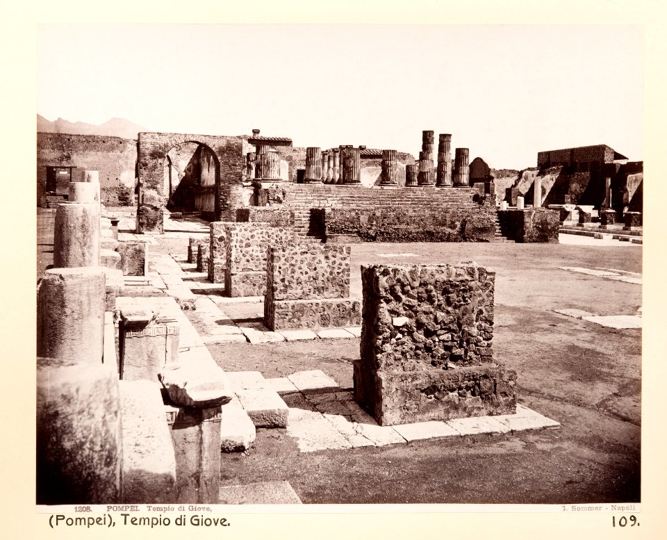 Fotografi från Pompeji - Hallwylska museet - 104181