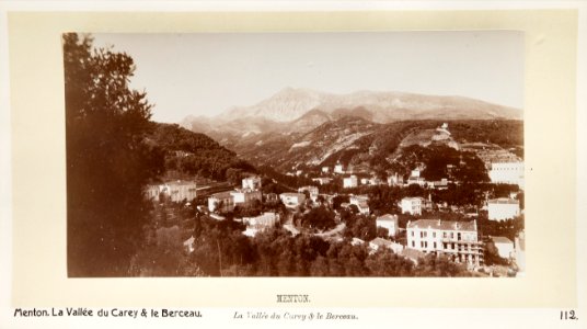 Fotografi från Menton, 1883 - Hallwylska museet - 107204