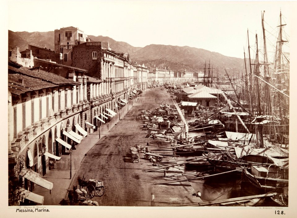 Fotografi från Messina på Sicilien - Hallwylska museet - 104036