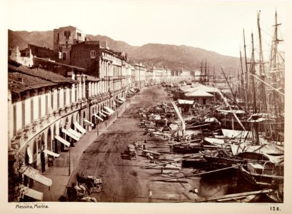 Fotografi från Messina på Sicilien - Hallwylska museet - 104036