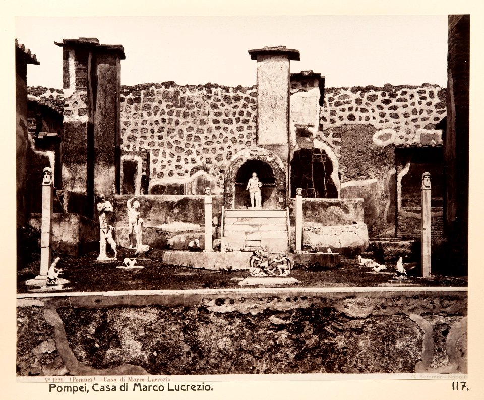 Fotografi från Pompeji - Hallwylska museet - 104189