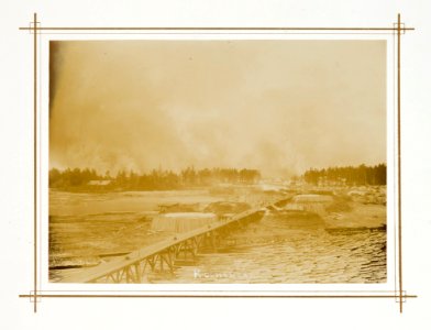 Fotografi från Ljusne. Kolning - Hallwylska museet - 106827