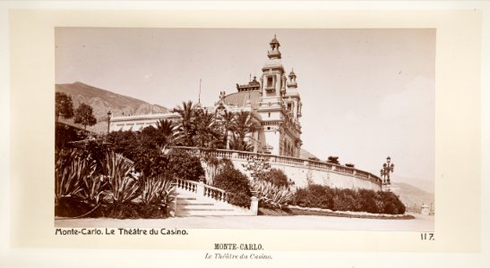 Fotografi från Monte-Carlo, 1883 - Hallwylska museet - 107209