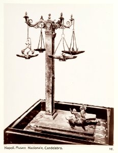 Fotografi från Museo, candelabro. Neapel, Italien - Hallwylska museet - 106857