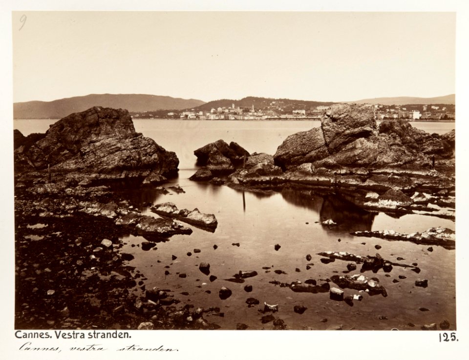 Fotografi från Rive de l'oest, Cannes - Hallwylska museet - 107217
