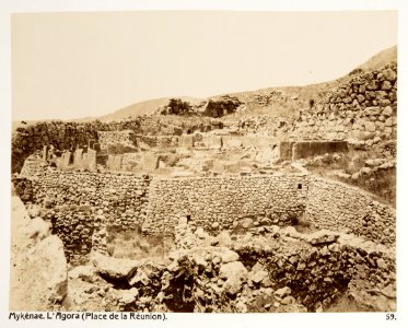 Fotografi från Mykene, Grekland - Hallwylska museet - 104617