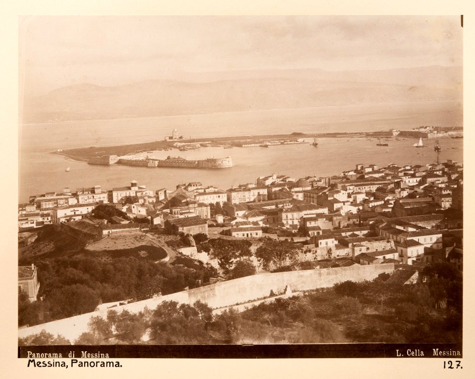 Fotografi från Messina på Sicilien - Hallwylska museet - 104035