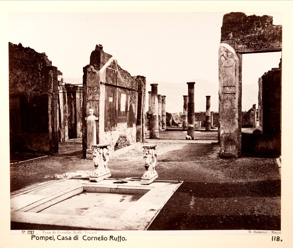Fotografi från Pompeji - Hallwylska museet - 104190