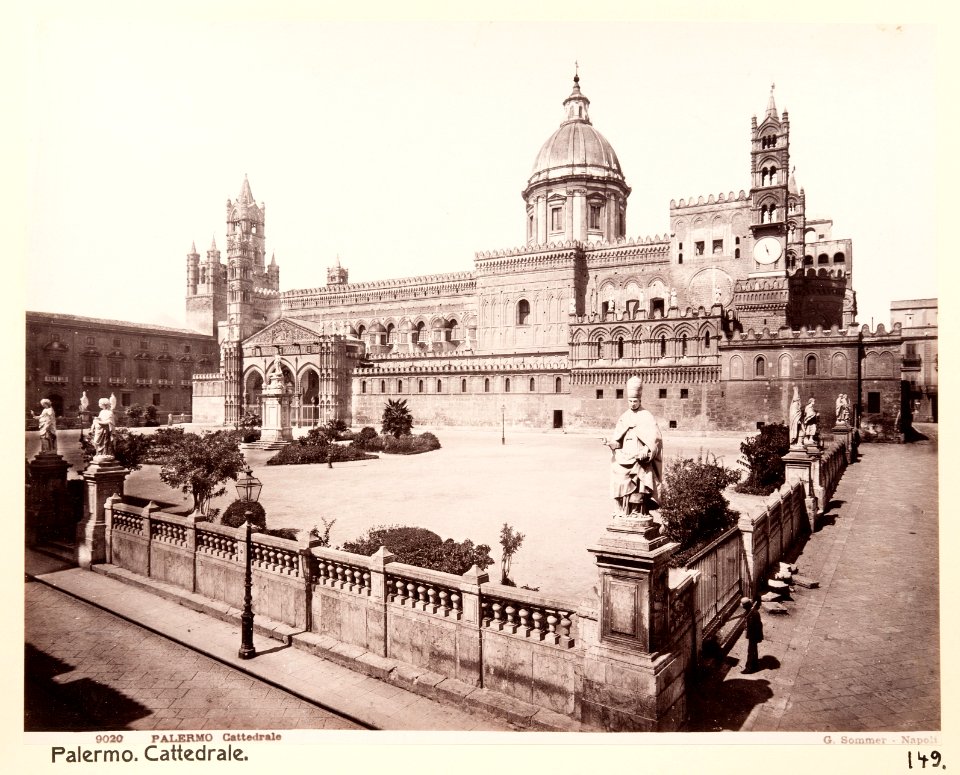 Fotografi från Palermo 1888 cirka - Hallwylska museet - 104057