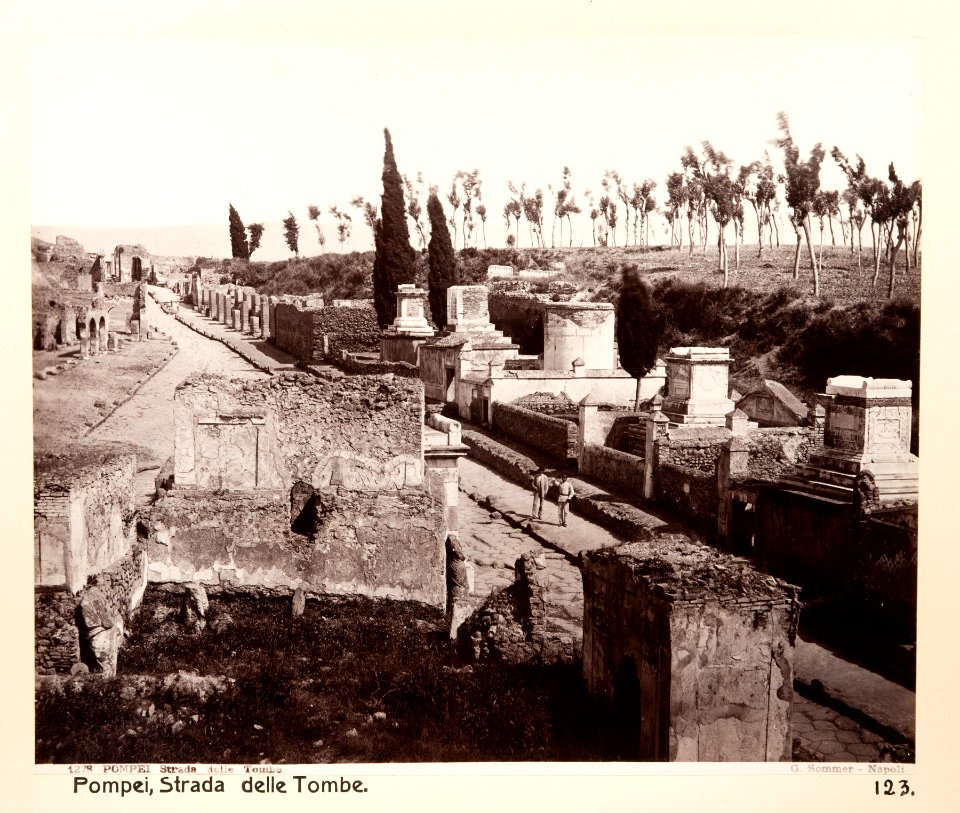 Fotografi från Pompeji - Hallwylska museet - 104195