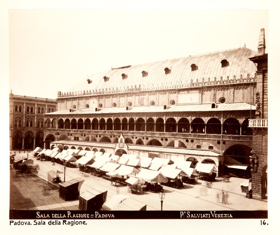 Fotografi från Padua, Sala della Ragione - Hallwylska museet - 102990