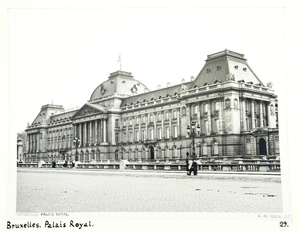 Fotografi från Palais Royal i Bryssel - Hallwylska museet - 104463
