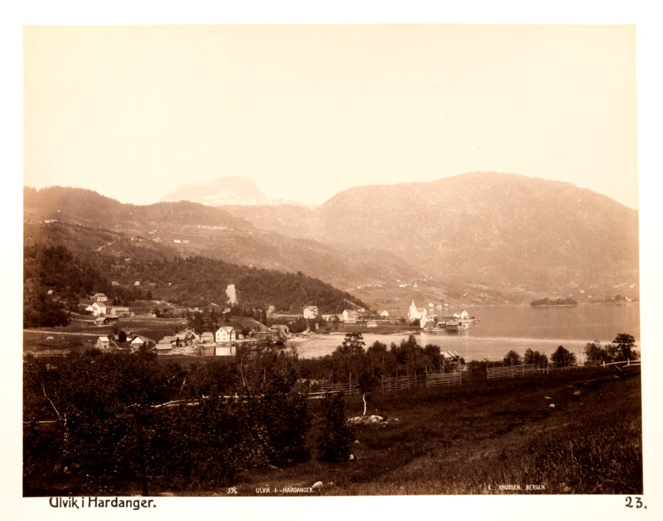 Fotografi från Ulvik - Hallwylska museet - 104128