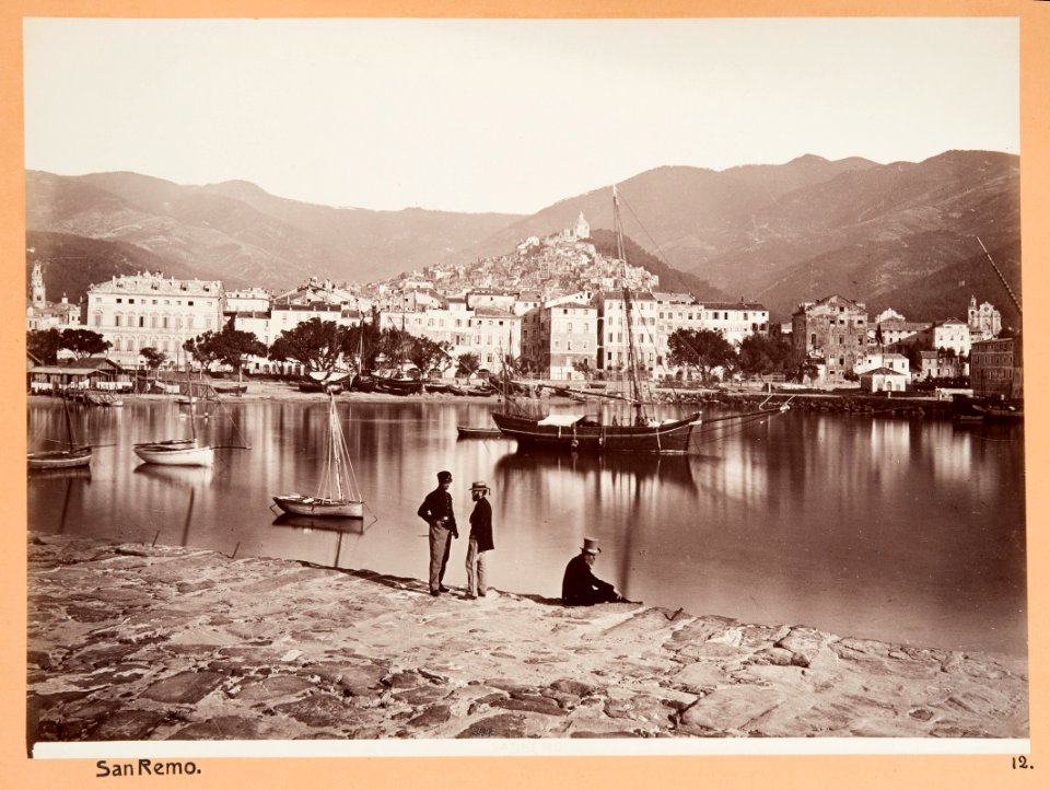 Fotografi från San Remo - Hallwylska museet - 104503