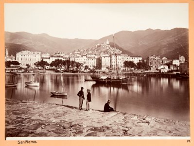 Fotografi från San Remo - Hallwylska museet - 104503
