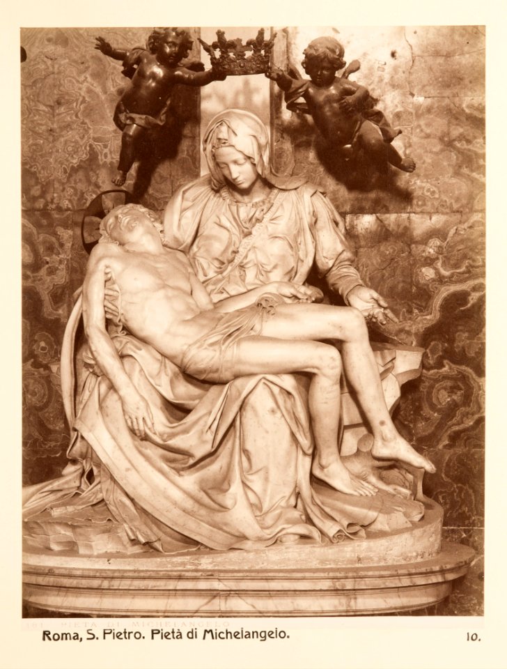 Fotografi från Rom. Pieta - Hallwylska museet - 104647