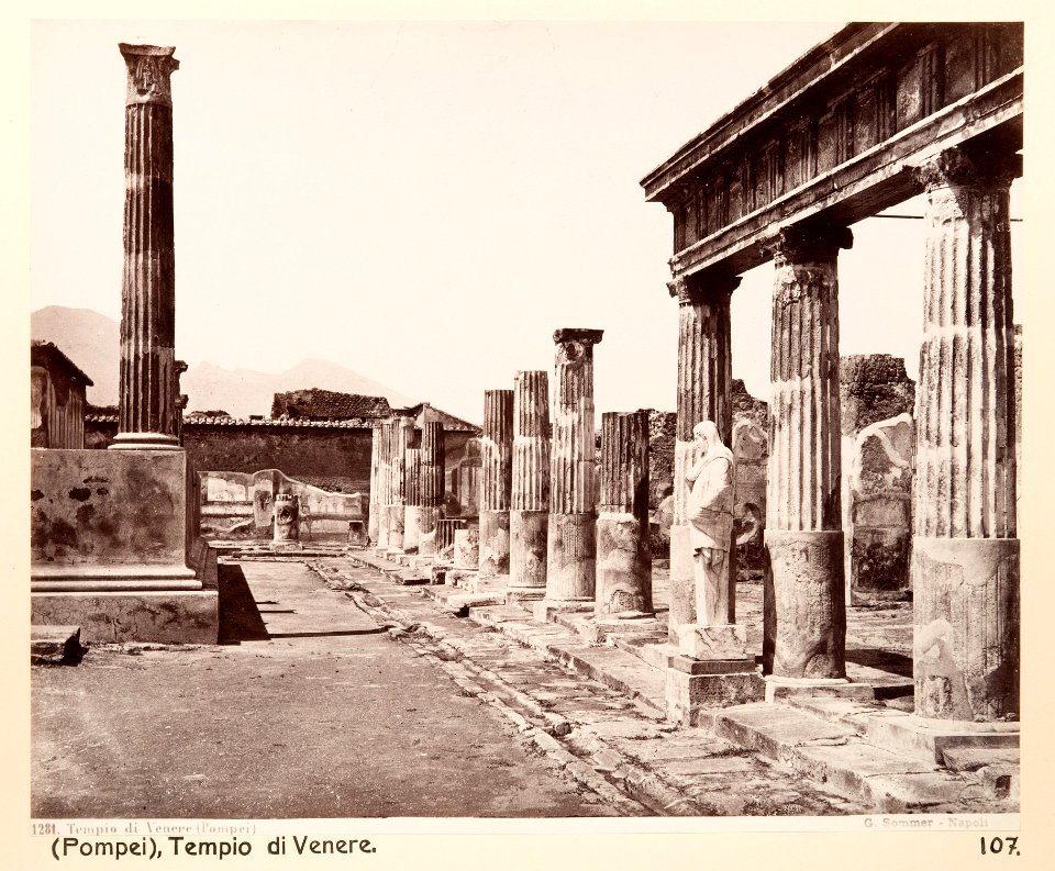 Fotografi från Pompeji - Hallwylska museet - 104179
