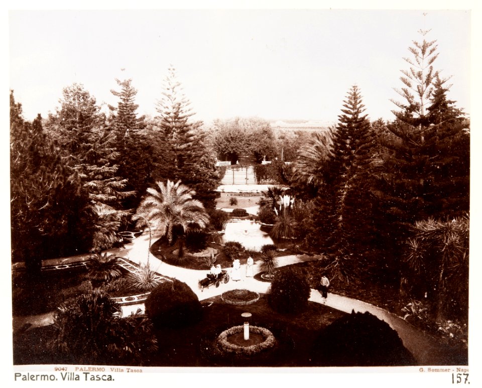 Fotografi från Villa Tasca. Palermo, Italien - Hallwylska museet - 106716