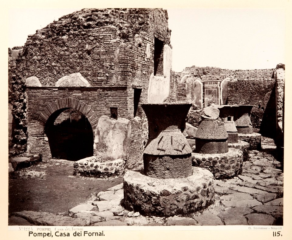 Fotografi från Pompeji - Hallwylska museet - 104187