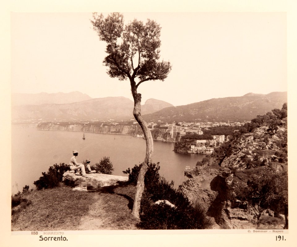 Fotografi från Sorrento - Hallwylska museet - 104099