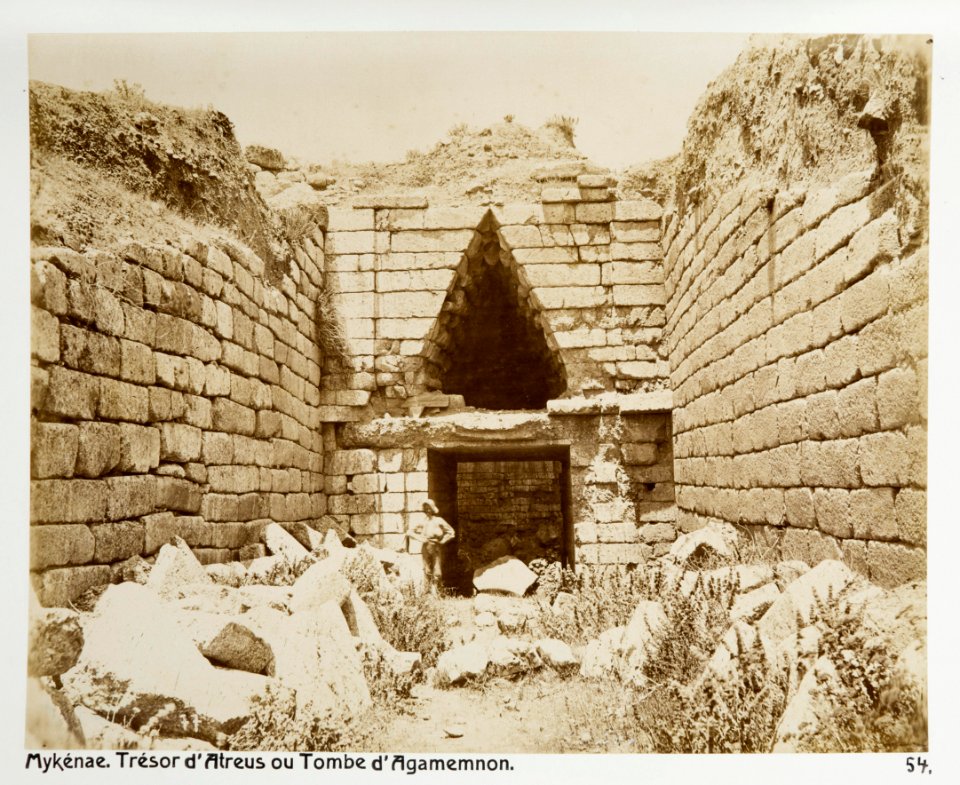 Fotografi från Tiryns, Grekland - Hallwylska museet - 104612
