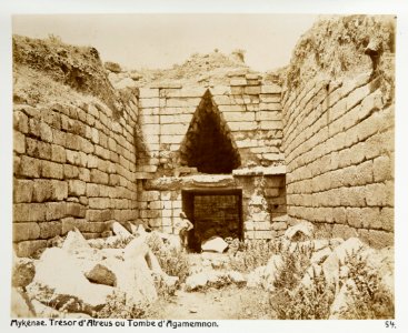 Fotografi från Tiryns, Grekland - Hallwylska museet - 104612