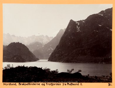 Fotografi från Trollfjorden, Norge - Hallwylska museet - 104335