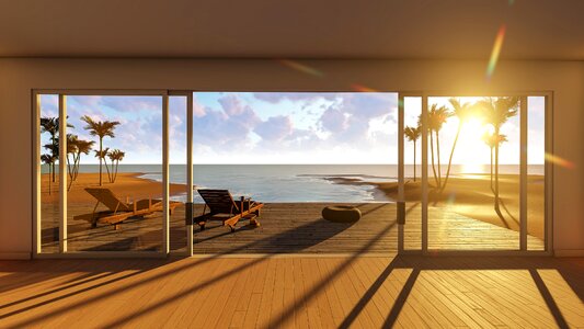 Summer idyllic house