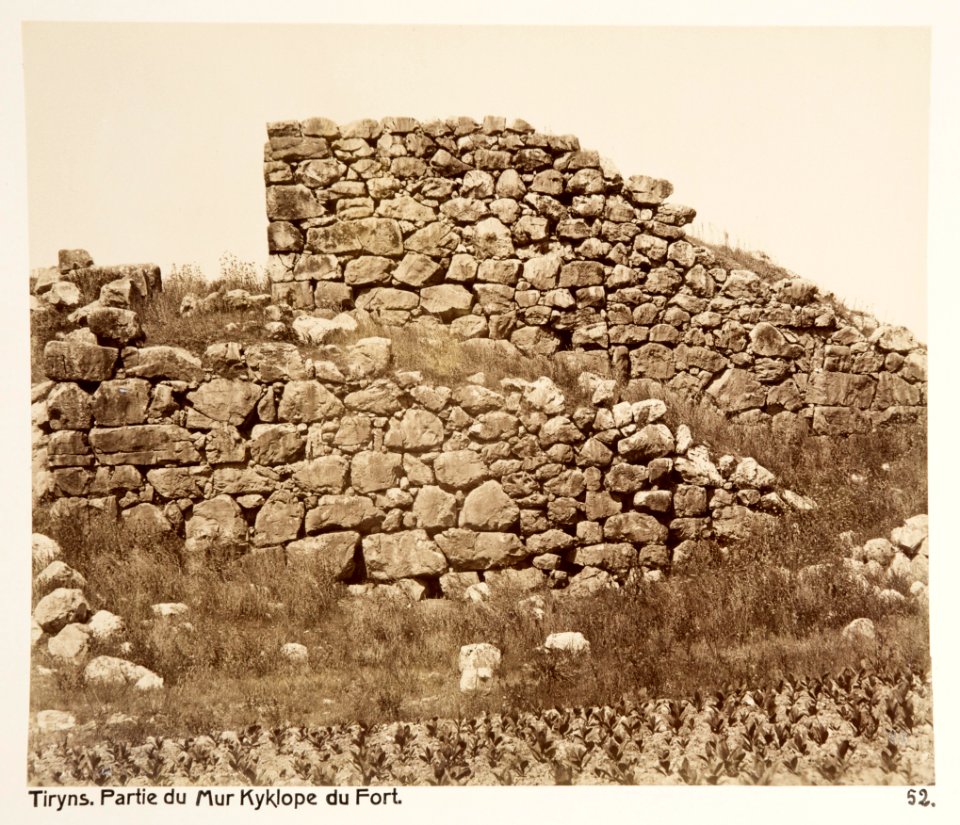 Fotografi från Tiryns, Grekland - Hallwylska museet - 104610