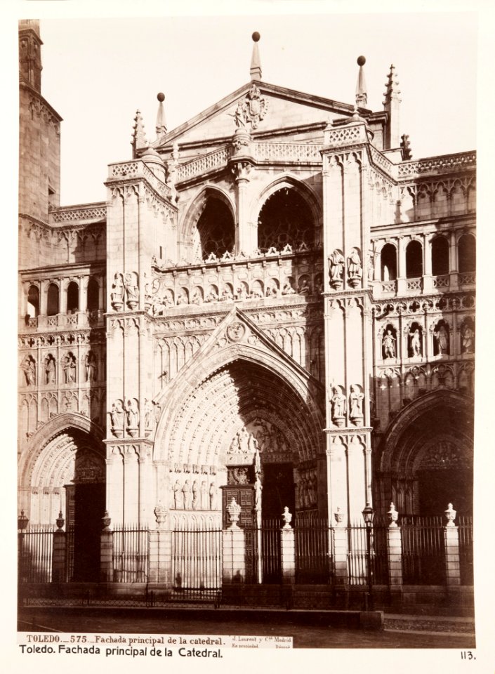 Fotografi på katedral i Toledo - Hallwylska museet - 107276