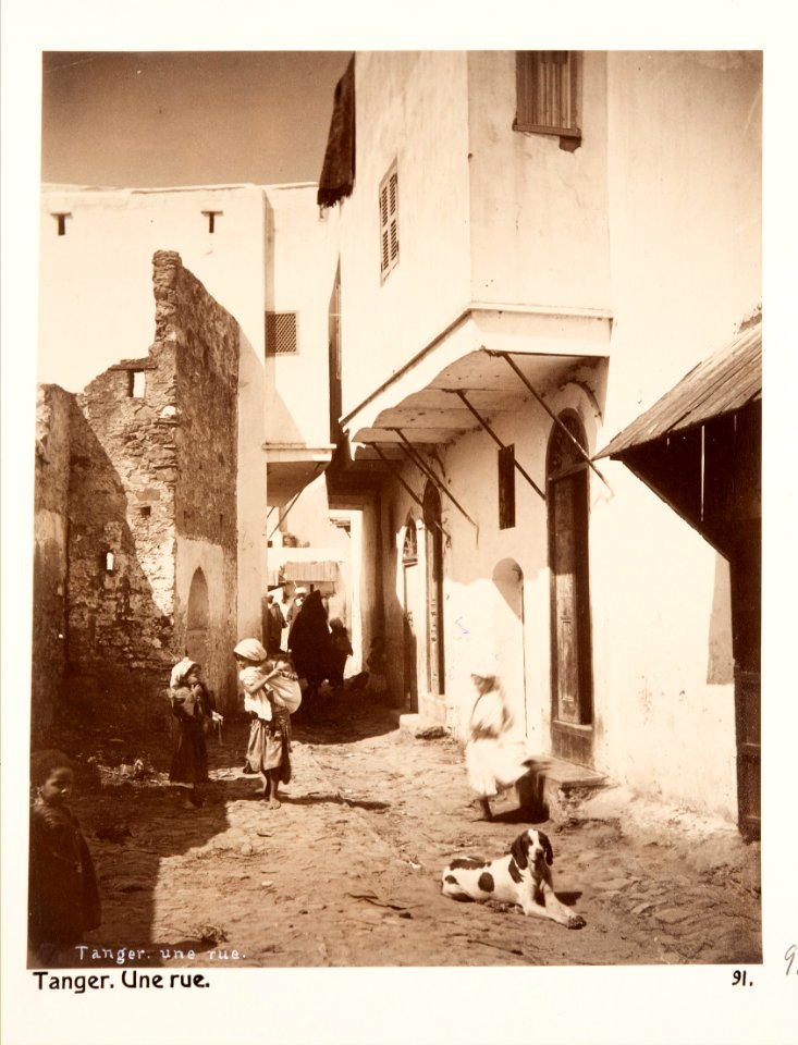Fotografi från Tanger, Marocko, 1800-tal - Hallwylska museet - 107254