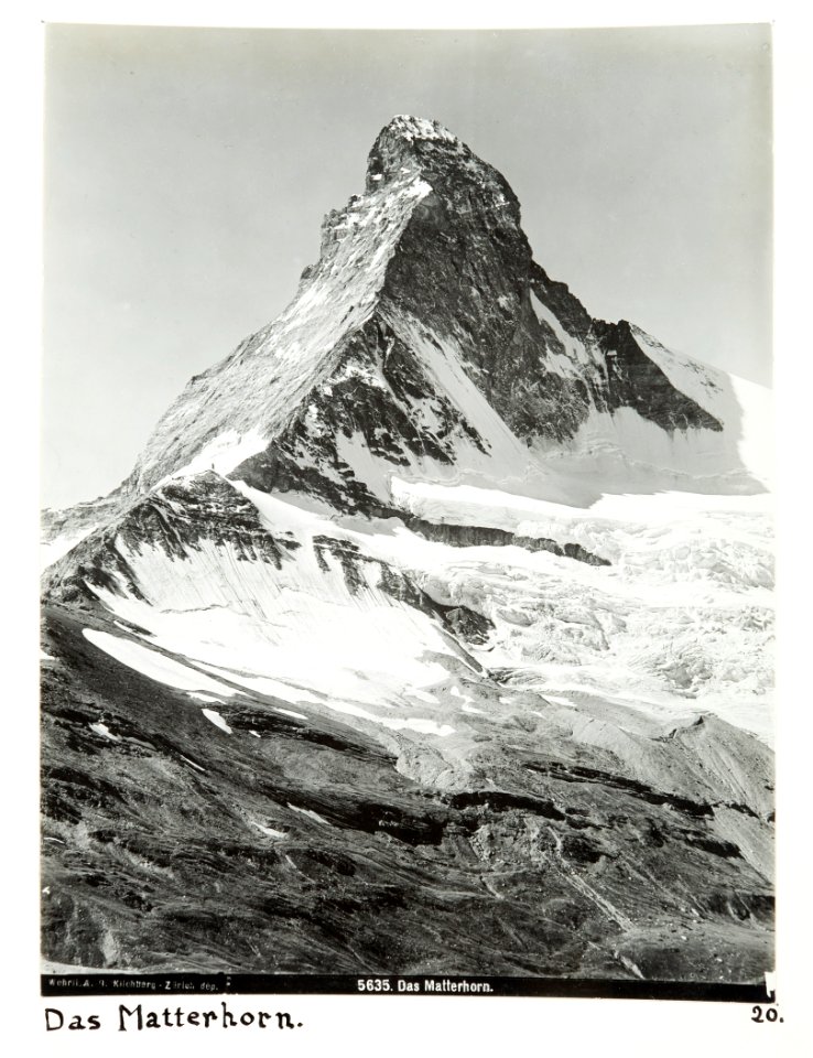 Fotografi på Matterhorn - Hallwylska museet - 104454