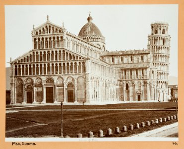Fotografi föreställande katedralen i Pisa - Hallwylska museet - 102852 photo
