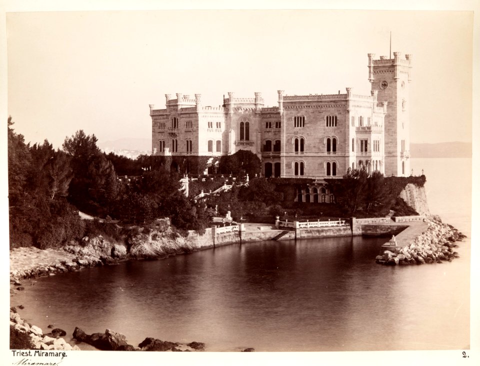 Fotografi från Trieste, slottet Miramare - Hallwylska museet - 102976