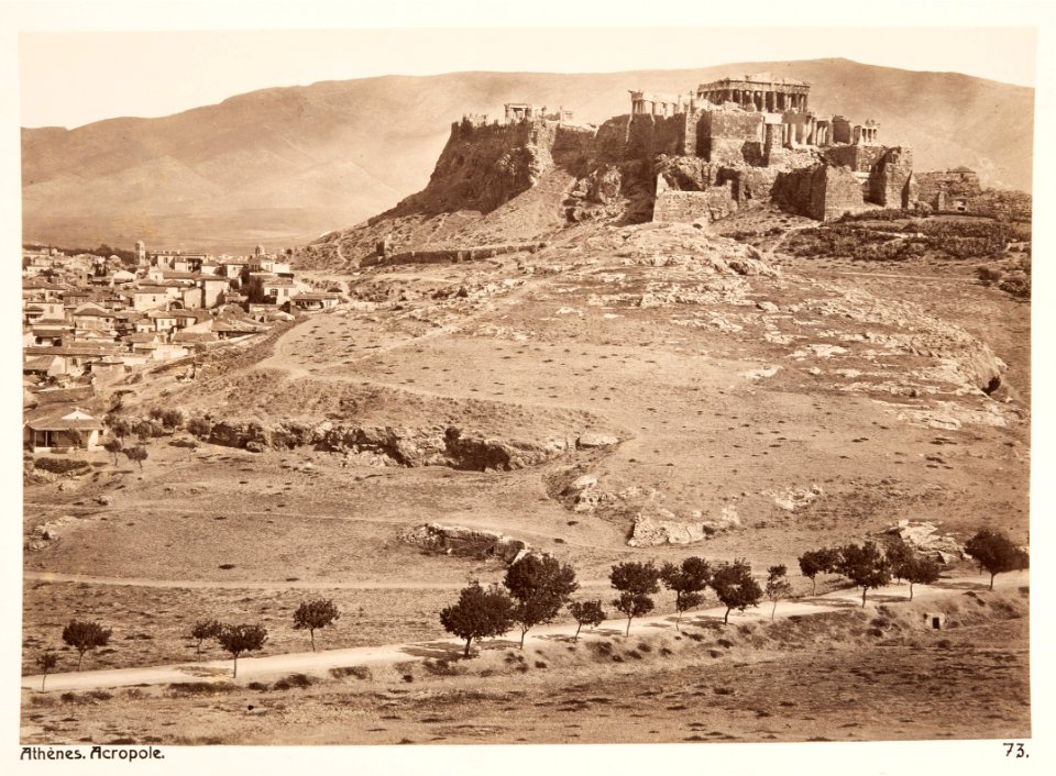 Fotografi på Akropolis i Aten, Grekland - Hallwylska museet - 104631