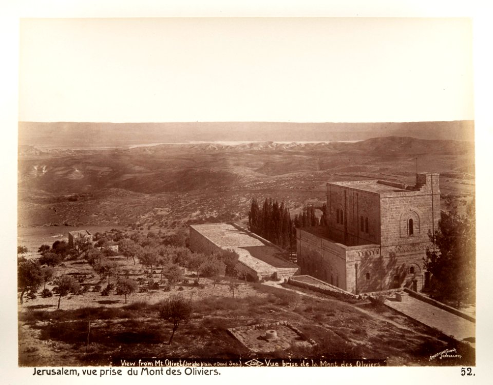 Fotografi på Oljeberget, Jerusalem - Hallwylska museet - 104396
