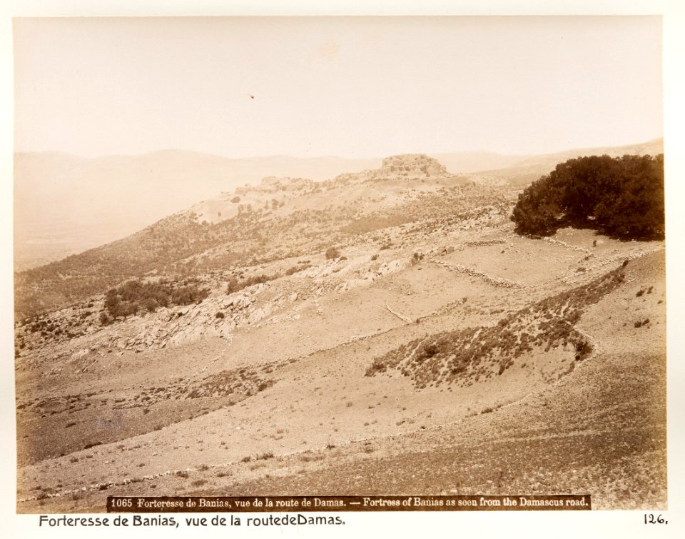 Fotografi på fästningen Banias - Hallwylska museet - 104250